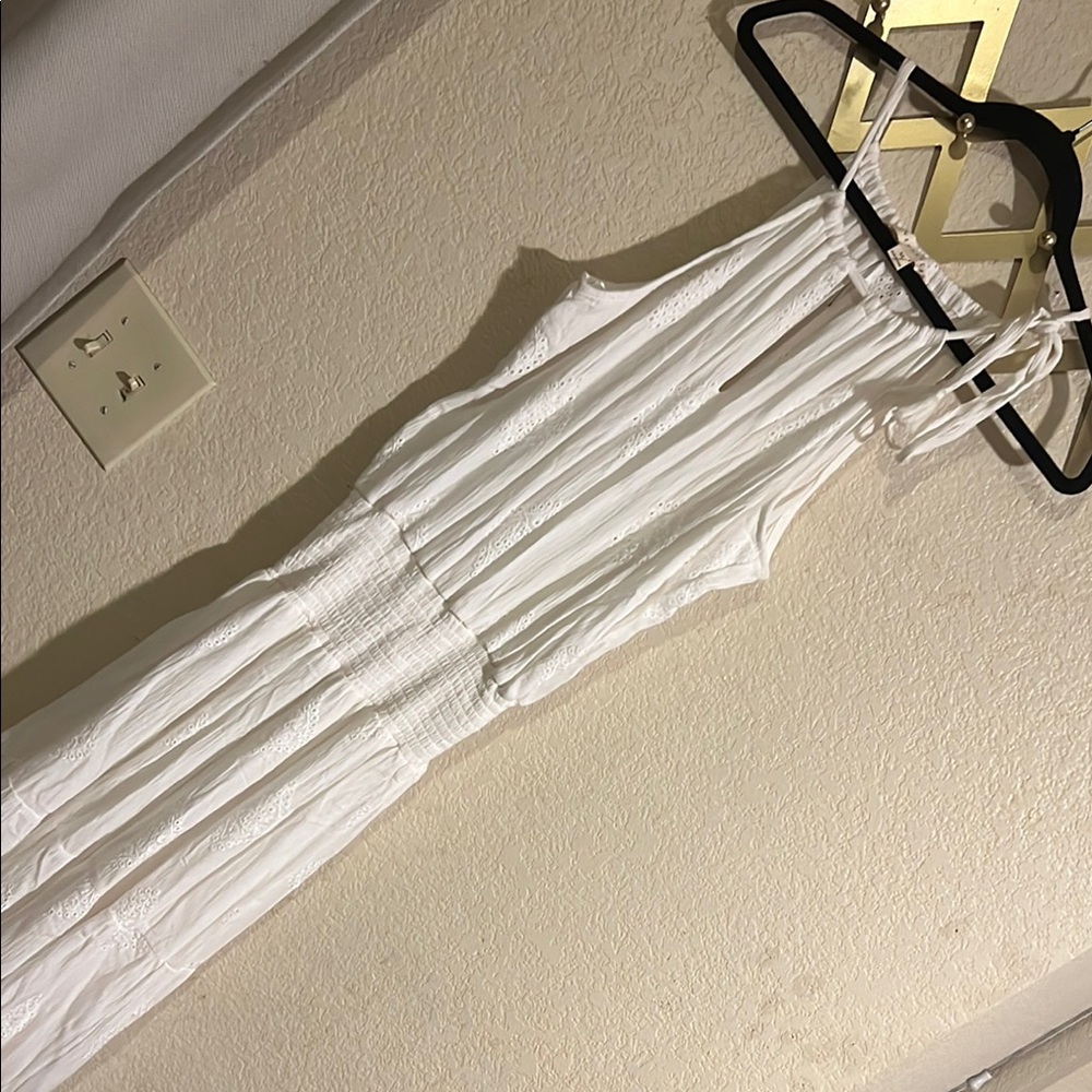 White Lace Maxi Dress